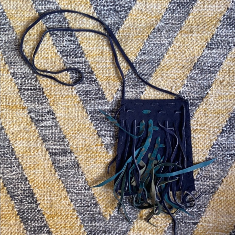 NWOT - Manimal Vegan Suede Leather Minipurse